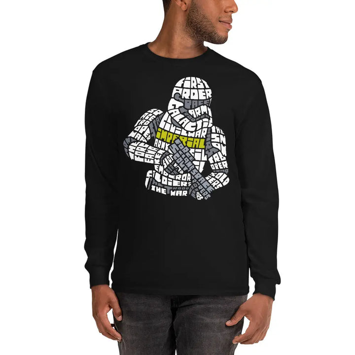 STORM TROOP IMPERIAL - Long Sleeve Shirt - Black / S - Unisex Long Sleeve