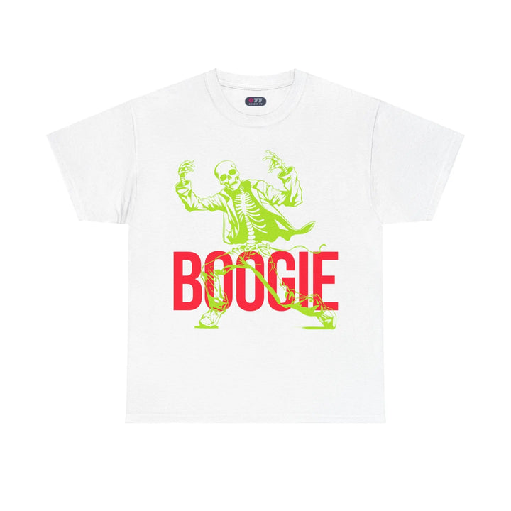 T-Shirt Boogie Man Dancing Zombie Unisex Tee - White / S - T-Shirt