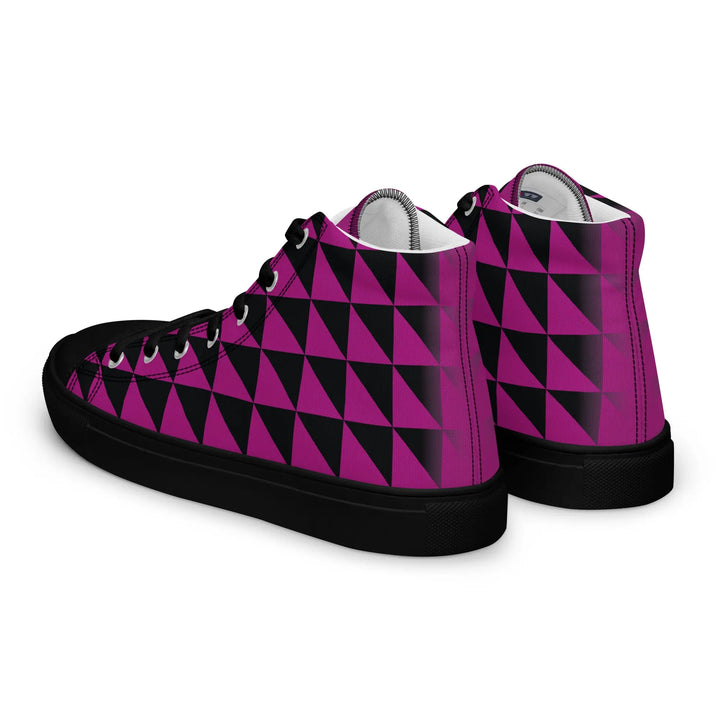 TRIANGLE ANGULAR - Optical Illusion high top canvas shoes - Shoes