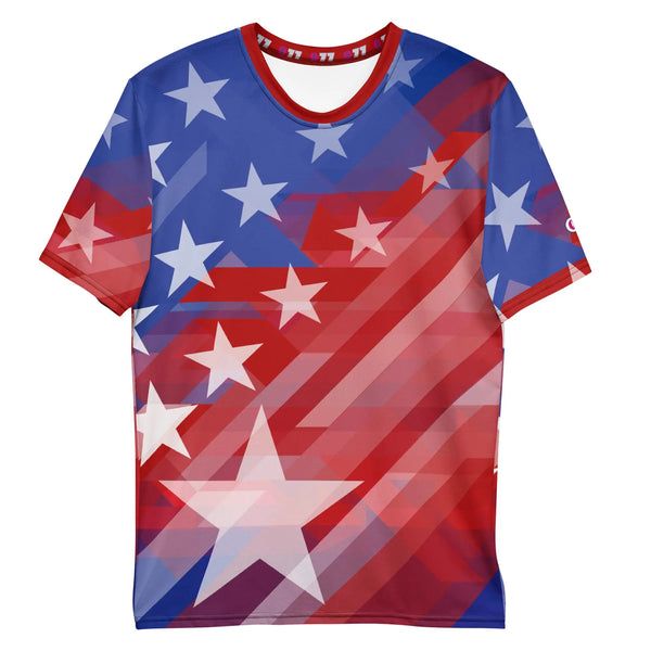 USA GRAPHIC GEOMETRIC - t-shirt with all-over print - XS - Unisex T-Shirt