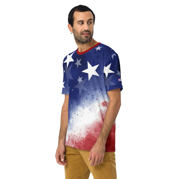 USA SPLATTER - t-shirt with all-over print - Unisex T-Shirt