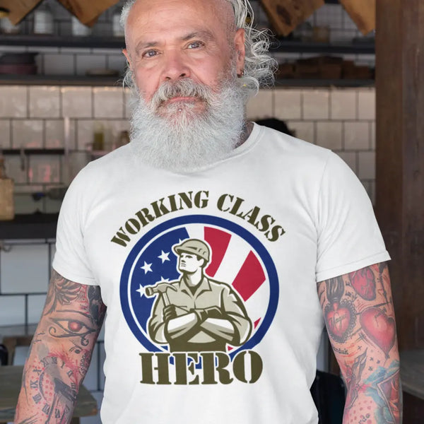 WORKING CLASS HERO - Garment-Dyed T-shirt - T-Shirt