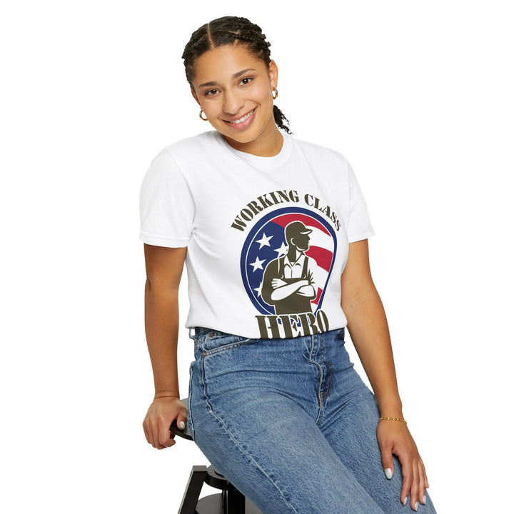 WORKING CLASS HERO - Garment-Dyed T-shirt - Unisex T-Shirt