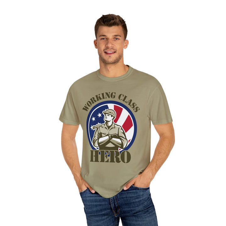 WORKING CLASS HERO - Garment-Dyed T-shirt - Unisex T-Shirt