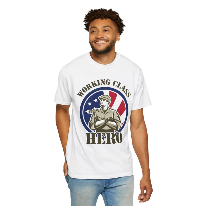 WORKING CLASS HERO - Garment-Dyed T-shirt - Unisex T-Shirt