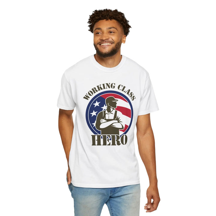 WORKING CLASS HERO - Garment-Dyed T-shirt - Unisex T-Shirt